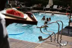 Открити басейни в хотел 11 | Lucky Bansko