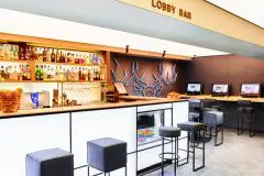 Ремонтиран лоби бар на апартхотел Lucky Bansko SPA & Relax