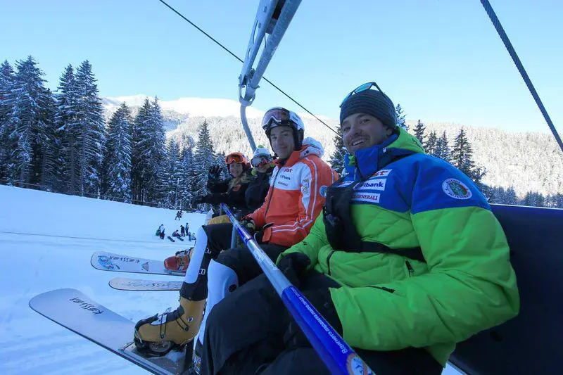 Селфи на ски лифт в Банско | Lucky Bansko SPA & Relax