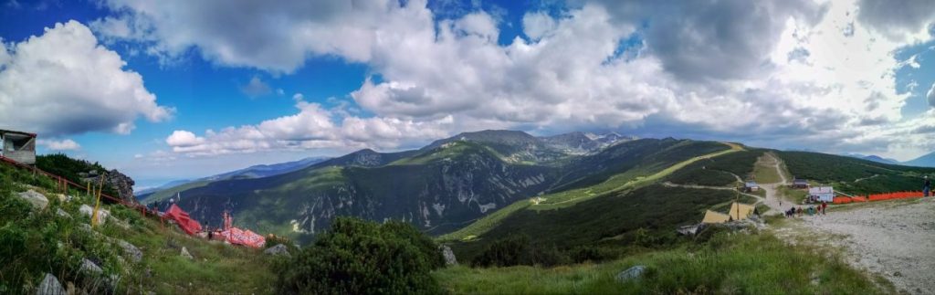гледка към планинския връх мусала