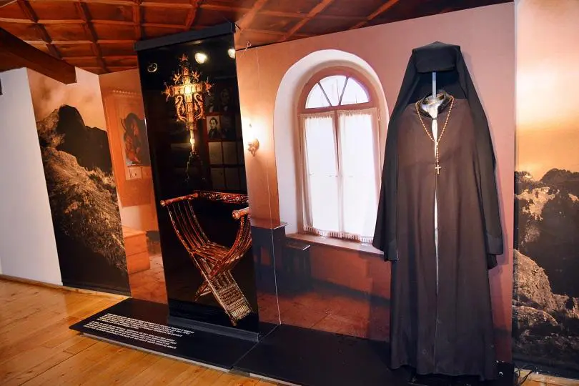 Лични вещи в музей на Неофит Рилски в Банско