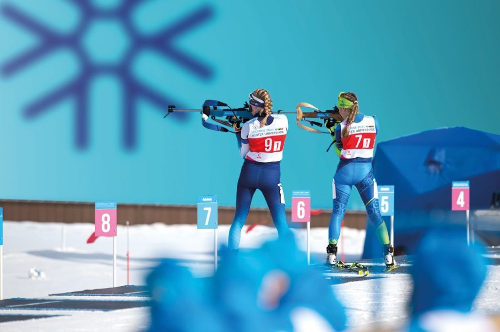 състезание по биатлон