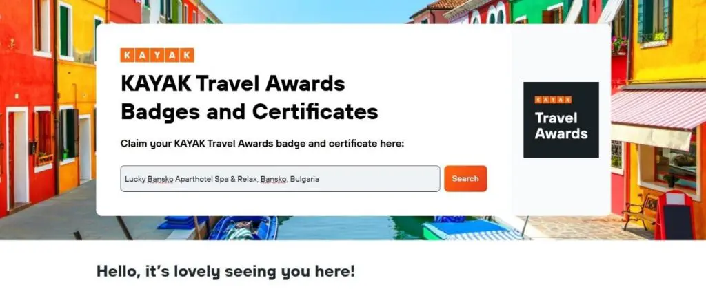 KAYAK Travel Awards